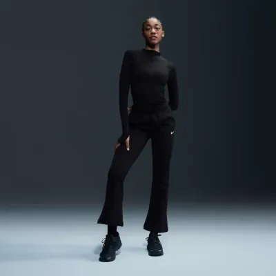 Nike Sportswear Phoenix Fleece pantalon flare taille mi-haute femme noir FV7494-010