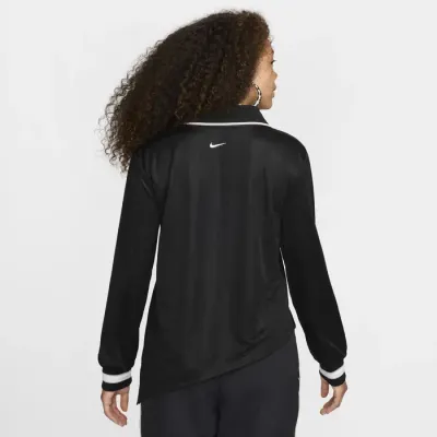 Nike Sportswear Dri-FIT jersey col V manches longues style football femme noir FV7538-010
