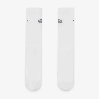 Nike Everyday Plus chaussettes hautes rembourrées broderie Air Force 1 blanc FZ3076-100