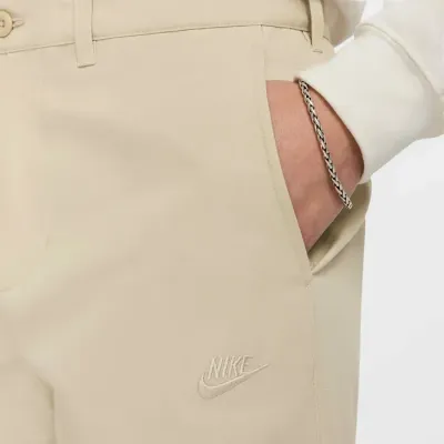 Nike Club chino pantalon coupe droite homme beige sable logo Swoosh FZ5770-251