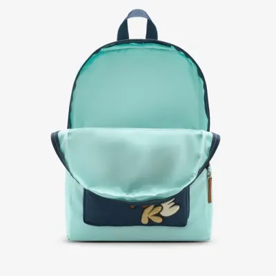 Nike Classic sac à dos enfant bicolore turquoise marine broderie logo FZ7254-300
