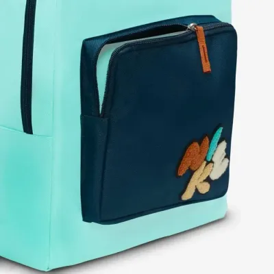 Nike Classic sac à dos enfant bicolore turquoise marine broderie logo FZ7254-300