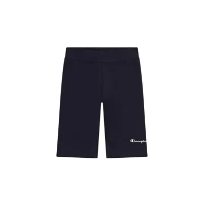 Short cycliste Champion noir pour fille en Cotton Lycra 90 % coton et 10 % élasthanne, référence 404953-KK001