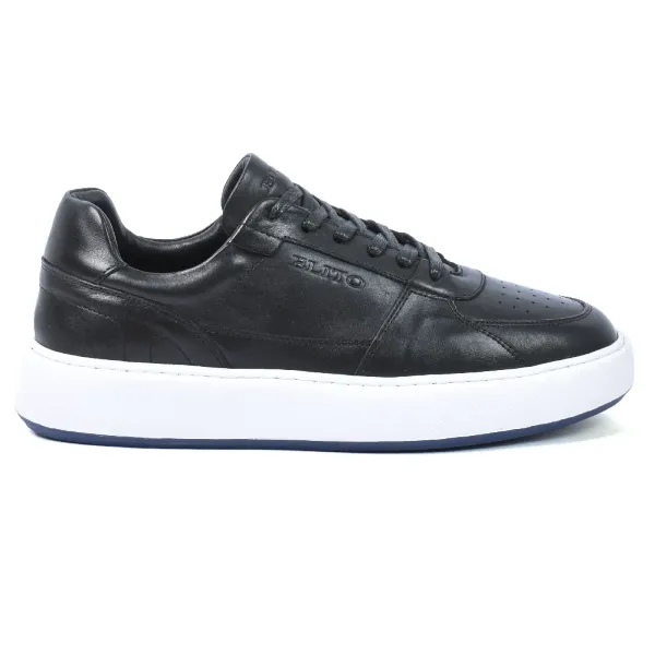 SNEAKERS HOMME CUIR NOIR