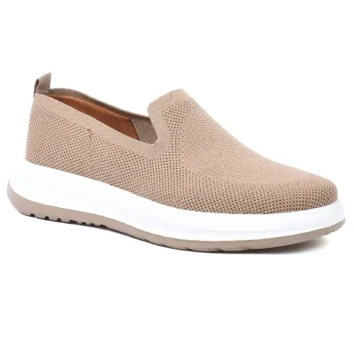 Sneakers homme Elito EL-2673-BG beige en maille respirante avec semelle confortable