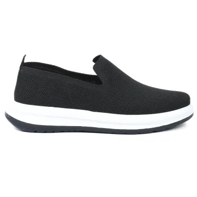 Sneakers homme Elito EL-2673-N noires en maille respirante avec semelle amortissante