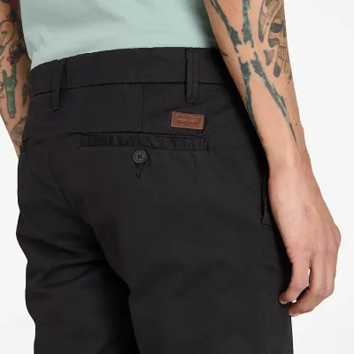 Pantalon chino slim Timberland homme en sergé stretch coton biologique référence TB0A2BYY001