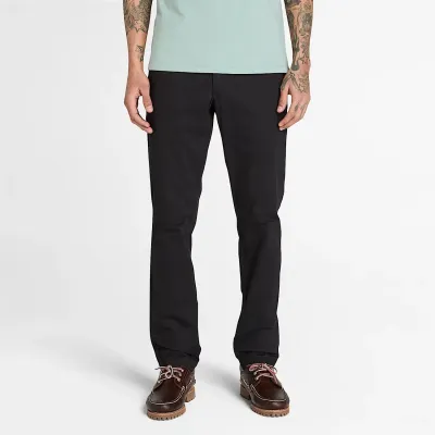 Pantalon chino slim Timberland homme en sergé stretch coton biologique référence TB0A2BYY001