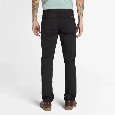 Pantalon chino slim Timberland homme en sergé stretch coton biologique référence TB0A2BYY001