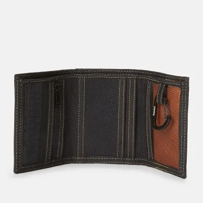 Portefeuille Timberland tan homme en cuir et polyester recyclé format trois volets référence TB0A2MSG919