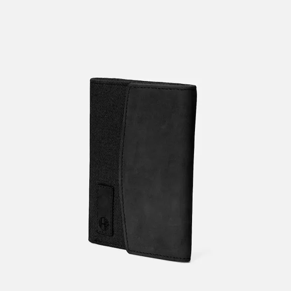 D99723 CANVAS-LEATHER MONEY MANAGER NOIR