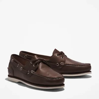 Chaussures bateau Timberland Classic Boat Shoe Chestnut en cuir marron premium semelle OrthoLite TB0A5RS7201