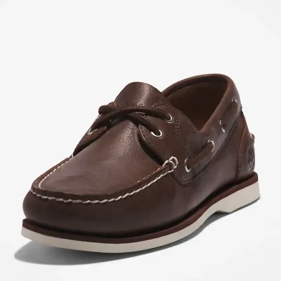 Chaussures bateau Timberland Classic Boat Shoe Chestnut en cuir marron premium semelle OrthoLite TB0A5RS7201