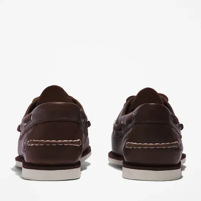 Chaussures bateau Timberland Classic Boat Shoe Chestnut en cuir marron premium semelle OrthoLite TB0A5RS7201
