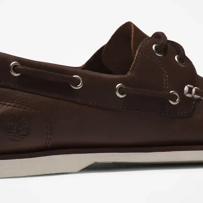 Chaussures bateau Timberland Classic Boat Shoe Chestnut en cuir marron premium semelle OrthoLite TB0A5RS7201