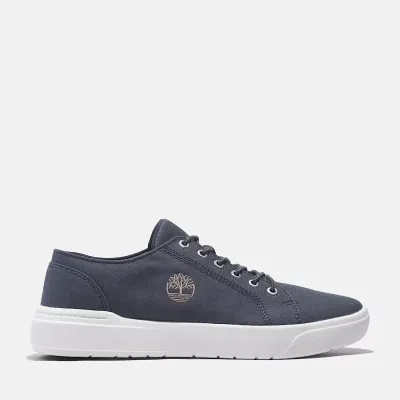 Baskets Timberland Seneca Bay homme bleu marine en toile avec semelle OrthoLite et doublure recyclée ReBOTL TB0A66NNEP4