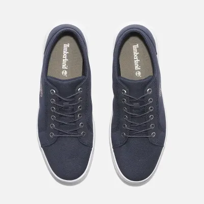 Baskets Timberland Seneca Bay homme bleu marine en toile avec semelle OrthoLite et doublure recyclée ReBOTL TB0A66NNEP4