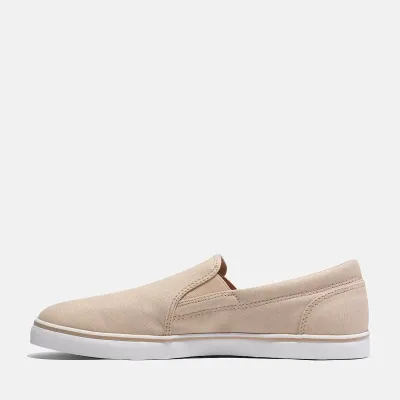 Baskets Timberland SCAPE PARK SLIP-ON SNEAKERS beige homme en toile de coton mélangé  TB0A67FWER1