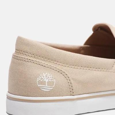 Baskets Timberland SCAPE PARK SLIP-ON SNEAKERS beige homme en toile de coton mélangé  TB0A67FWER1