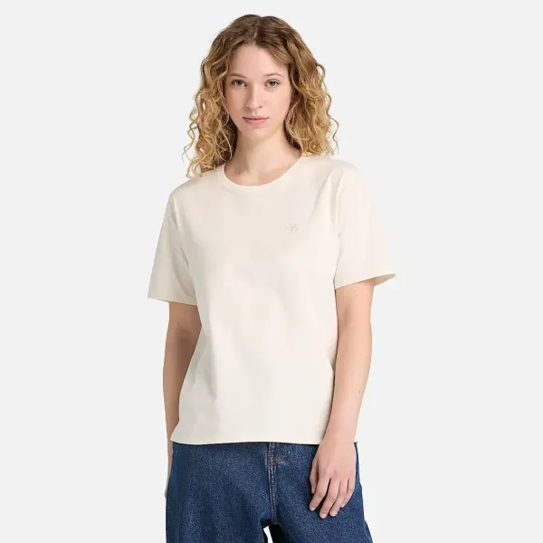 DUNSTAN SHORT SLEEVE TEE VINTAGE BLANC