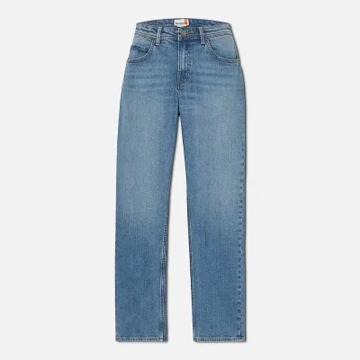 Jean Timberland homme bleu clair coupe slim stretch en coton biologique avec cinq poches référence TB0A6CQ2BQ8