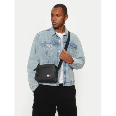 Sac bandoulière homme Tommy Jeans Daily + Camera Bag Noir AM0AM12901-BDS