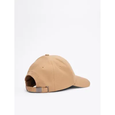 Casquette unisexe Tommy Hilfiger Hilfiger Flag Six-Panel Baseball Cap Beige AM0AM13008-RBC en coton