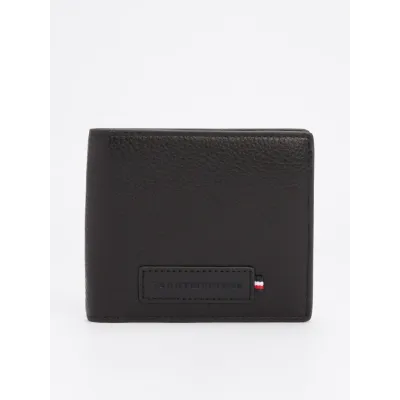 Portefeuille homme Tommy Hilfiger Premium Leather Bifold Wallet Noir AM0AM13033-BDS en cuir véritable