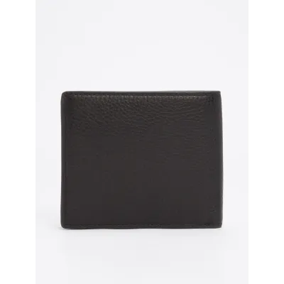 Portefeuille homme Tommy Hilfiger Premium Leather Bifold Wallet Noir AM0AM13033-BDS en cuir véritable