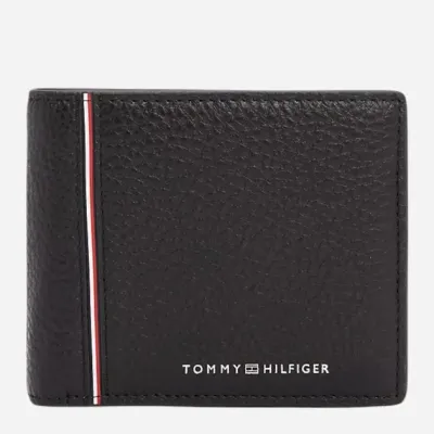 Portefeuille homme Tommy Hilfiger TH Corporate EXTRA CC AND COIN Noir AM0AM13044-BDS en cuir véritable