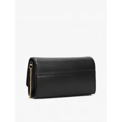 Sac bandoulière femme Tommy Hilfiger Chain Strap Crossbody Bag Noir AW0AW16891-BDS avec chaîne amovible
