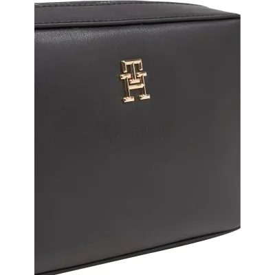 Sac bandoulière femme Tommy Hilfiger Crossbody Camera Bag Noir AW0AW16894-BDS avec poignée