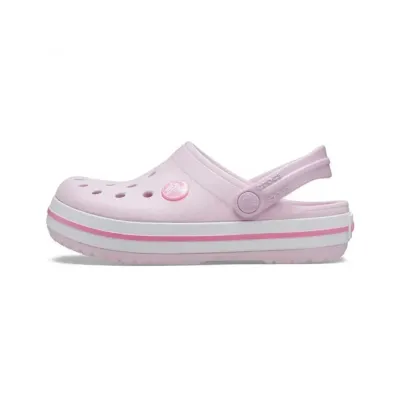Sabots Crocs roses pour enfants avec sangle arrière, coloris Rose 207005-6GD.