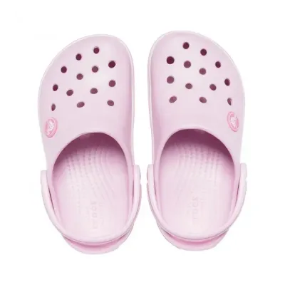 Sabots Crocs roses pour enfants avec sangle arrière, coloris Rose 207005-6GD.