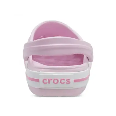 Sabots Crocs roses pour enfants avec sangle arrière, coloris Rose 207005-6GD.