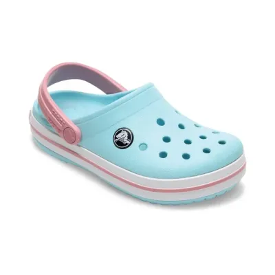 Sabots enfant Crocs Crocband Clog K turquoise et rose confort léger 207006-4S3