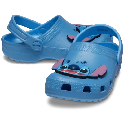 Sabots enfant Crocs Disney Stitch Classic Clog Bleu 209464-4TB  ultra légère.