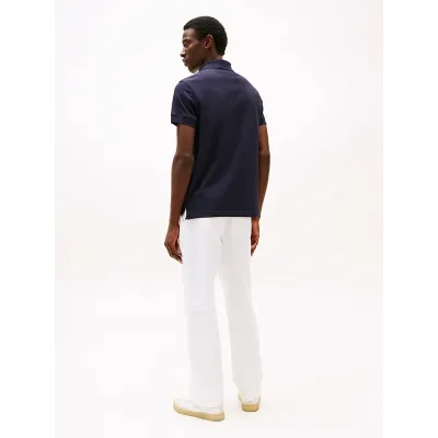 Polo Tommy Hilfiger Chest Insert bleu marine pour homme - MW0MW38130-DW5