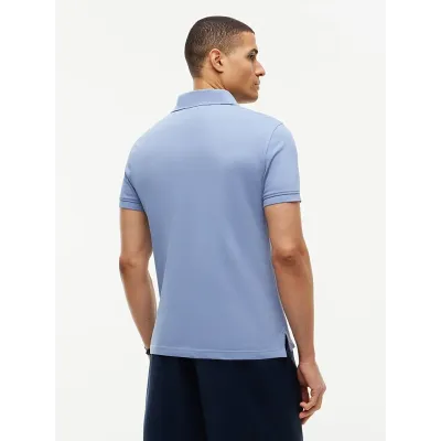 Polo Tommy Hilfiger 1985 Slim Fit bleu ciel pour homme - MW0MW17771-C2B
