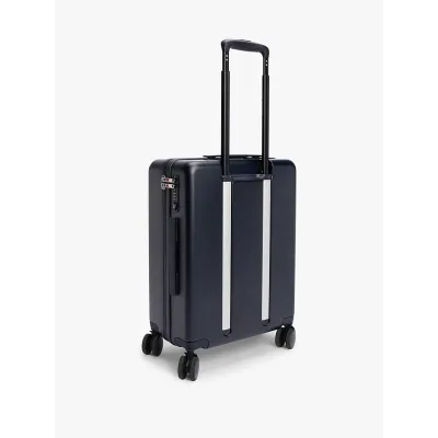 Valise cabine rigide Tommy Hilfiger Signature bleu marine à 4 roues - AU0AU01973-DW6