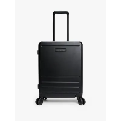Valise cabine rigide Tommy Hilfiger Signature noire à 4 roues - AU0AU01973-BDS