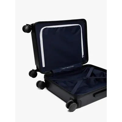 Valise cabine rigide Tommy Hilfiger Signature noire à 4 roues - AU0AU01973-BDS