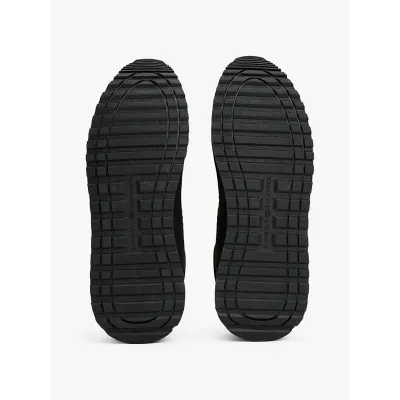 Baskets Tommy Hilfiger New Runner EVA Corporate Knit noires pour homme - FM0FM05648-BDS