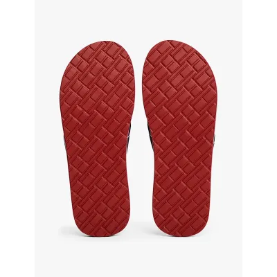 Tongs Tommy Hilfiger Beach Sandal bordeaux pour homme - FM0FM05621-XIH