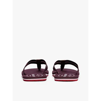 Tongs Tommy Hilfiger Beach Sandal bordeaux pour homme - FM0FM05621-XIH