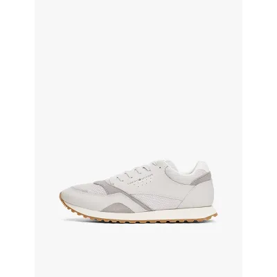 Baskets Tommy Hilfiger New Runner EVA Mix gris clair pour homme - FM0FM05522-PSU