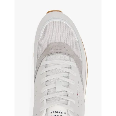Baskets Tommy Hilfiger New Runner EVA Mix gris clair pour homme - FM0FM05522-PSU