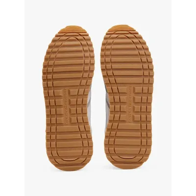 Baskets Tommy Hilfiger New Runner EVA Mix gris clair pour homme - FM0FM05522-PSU