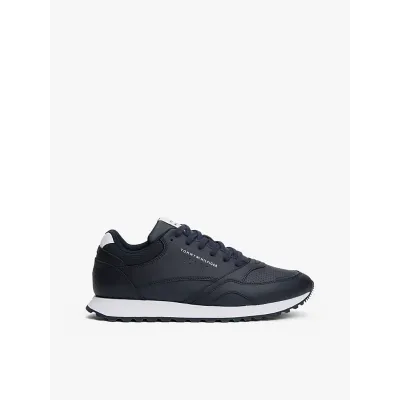 Baskets Tommy Hilfiger New Runner EVA Leather Essential bleu marine pour homme - FM0FM05512-DW5