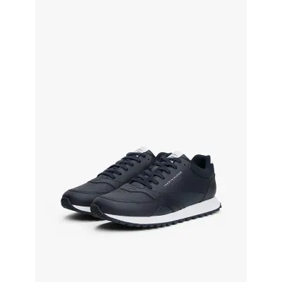 Baskets Tommy Hilfiger New Runner EVA Leather Essential bleu marine pour homme - FM0FM05512-DW5